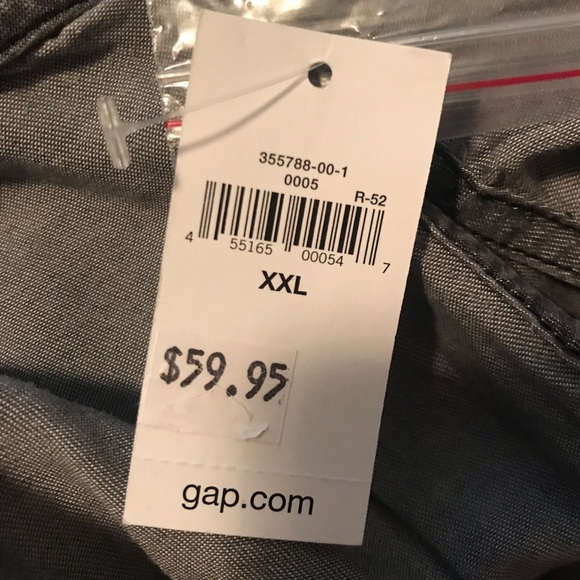 NWT Gap Grey Bell Sleeve Blouse - Picture 10 of 12